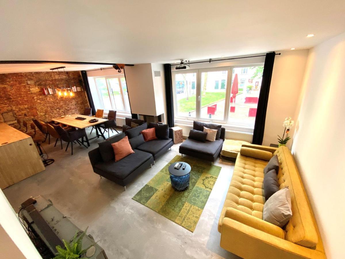 The Square - Vacation Rental With Outdoor Sauna - Centre Of Antverpy Exteriér fotografie